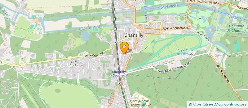 localisation de l'entreprise WWI  CHANTILLY