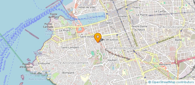 localisation de l'entreprise WWIII RDS  MARSEILLE