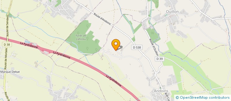 localisation de l'entreprise WWOOP  ANDOINS