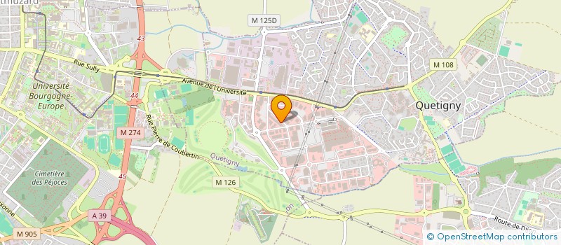 localisation de l'entreprise WWS à QUETIGNY