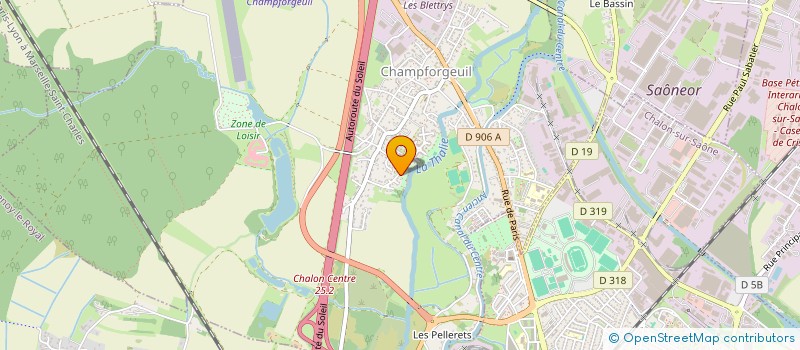 localisation de l'entreprise WWTF  CHAMPFORGEUIL