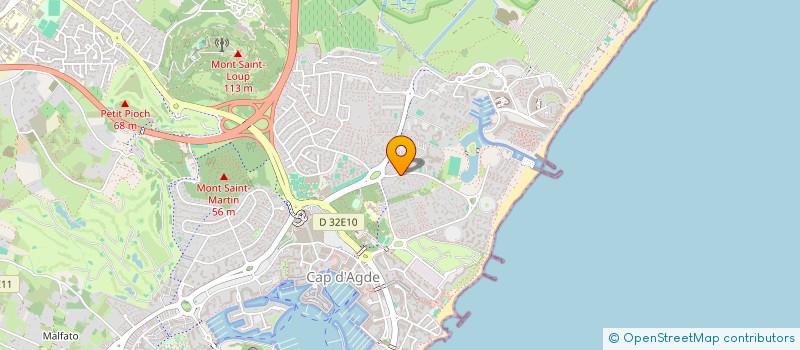 localisation de l'entreprise WWW.1CAFECHEZNOUS.COM  AGDE