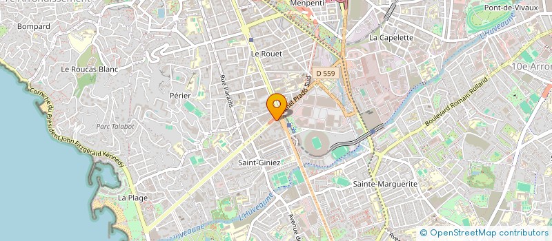 localisation de l'entreprise WWW.A.COM. à MARSEILLE