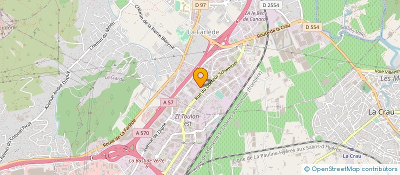 localisation de l'entreprise WWW.ACM83.FR à LA FARLEDE