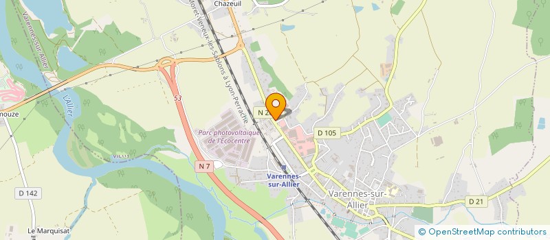 localisation de l'entreprise WWW URGENCES à VARENNES-SUR-ALLIER