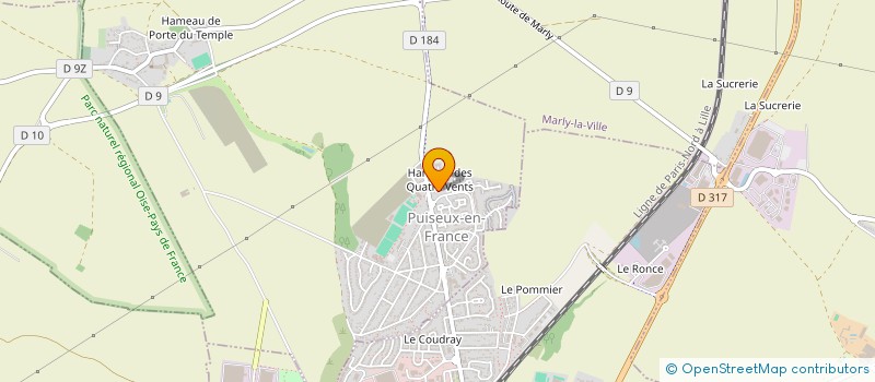 localisation de l'entreprise WWW.YEKRIC YEKRAC.ASSO.FR  PUISEUX-EN-FRANCE