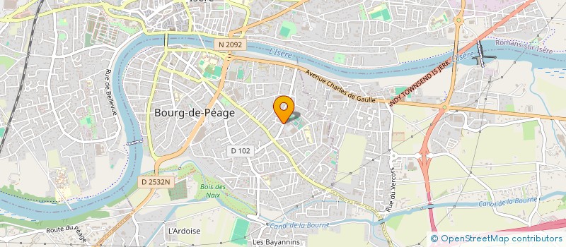 localisation de l'entreprise WWWEB à BOURG-DE-PEAGE