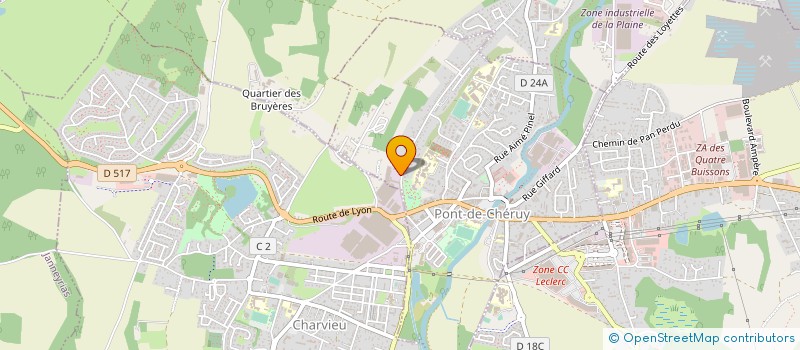 localisation de l'entreprise WWWPRIXIMBATTABLE.NET à PONT-DE-CHERUY