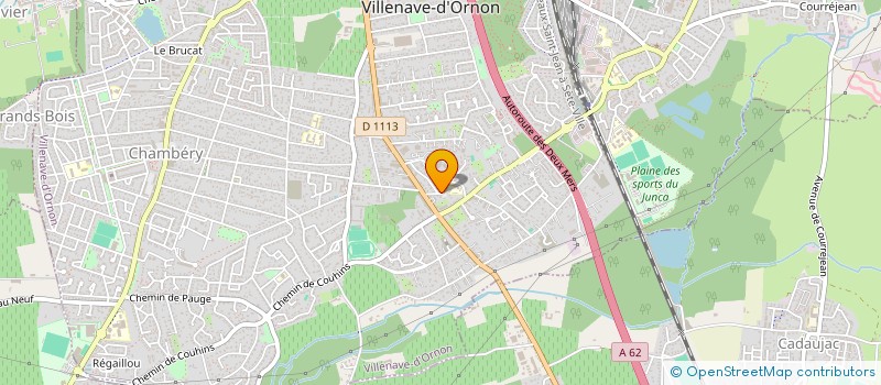 localisation de l'entreprise WX INVESTIS  VILLENAVE-D'ORNON