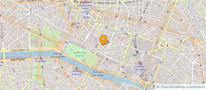 localisation de l'entreprise WXP à PARIS