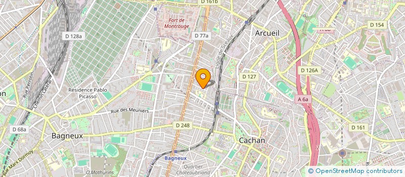 localisation de l'entreprise WY  CACHAN