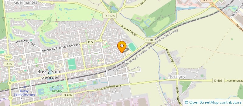 localisation de l'entreprise WYBEE  BUSSY-SAINT-GEORGES