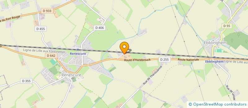 localisation de l'entreprise WYCKAERT  RENESCURE