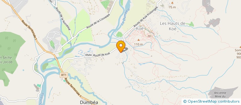 localisation de l'entreprise WYDOQ à DUMBEA