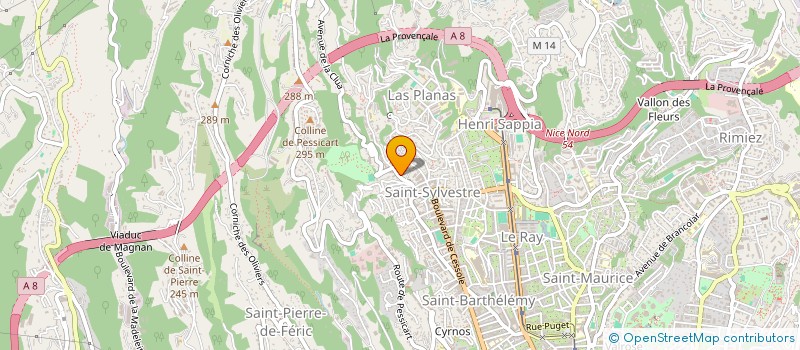 localisation de l'entreprise WYFY à NICE