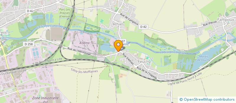 localisation de l'entreprise WYGALEMA  FEUCHY