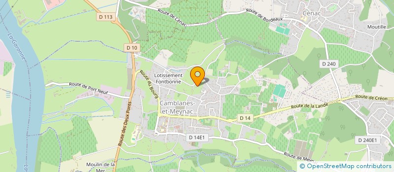 localisation de l'entreprise WYLER X WYLER - INTUITU PERSONAE  CAMBLANES-ET-MEYNAC