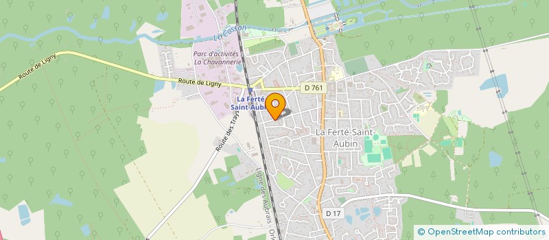 localisation de l'entreprise WYLONIN'  LA FERTE-SAINT-AUBIN