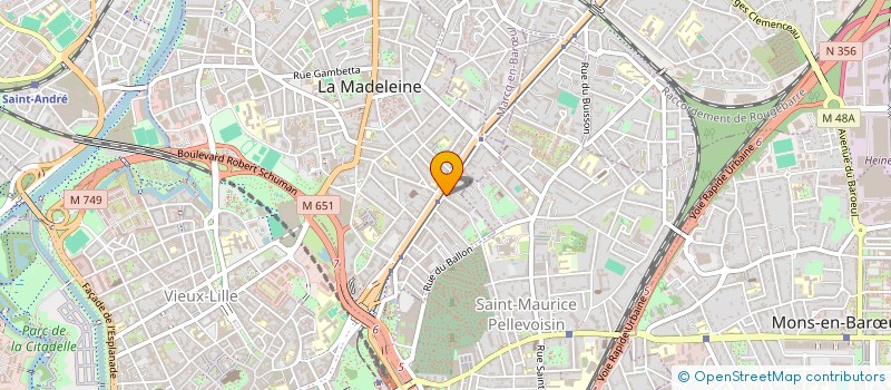 localisation de l'entreprise WYN CONSEIL à LA MADELEINE