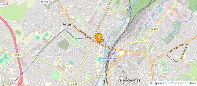 localisation de l'entreprise WYO à VALENCIENNES