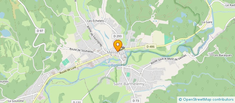 localisation de l'entreprise WYRWAS à MELISEY