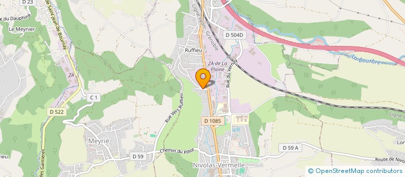 localisation de l'entreprise WYS AUTO  NIVOLAS-VERMELLE