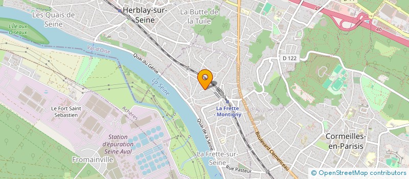 localisation de l'entreprise WYS PRESTIGE TAXI  LA FRETTE-SUR-SEINE