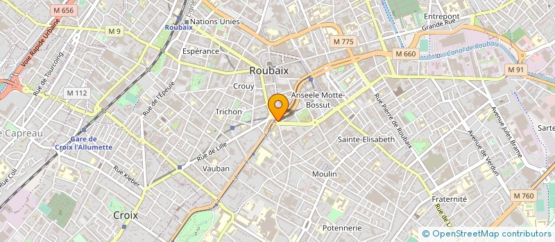 localisation de l'entreprise WYSIWYG à ROUBAIX