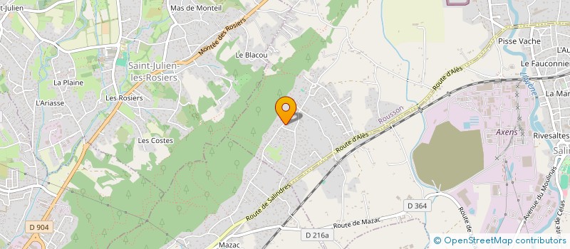 localisation de l'entreprise WYSTI SARL  ROUSSON