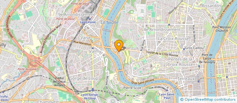localisation de l'entreprise WYW SERIN à LYON