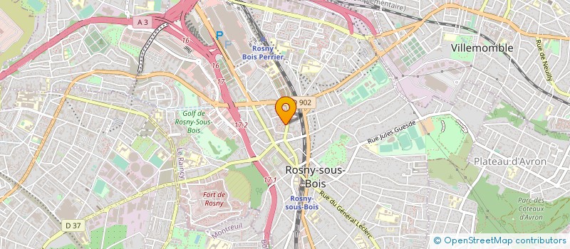 localisation de l'entreprise WYY DEE à ROSNY-SOUS-BOIS