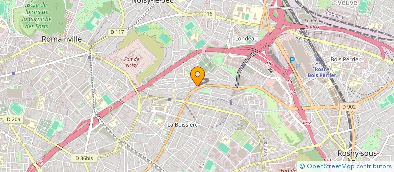 localisation de l'entreprise WZ à NOISY-LE-SEC