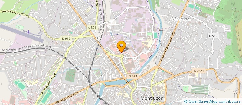 localisation de l'entreprise WZ à MONTLUCON