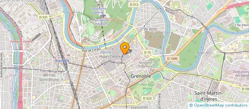 localisation de l'entreprise WZ & ASSOCIES à GRENOBLE