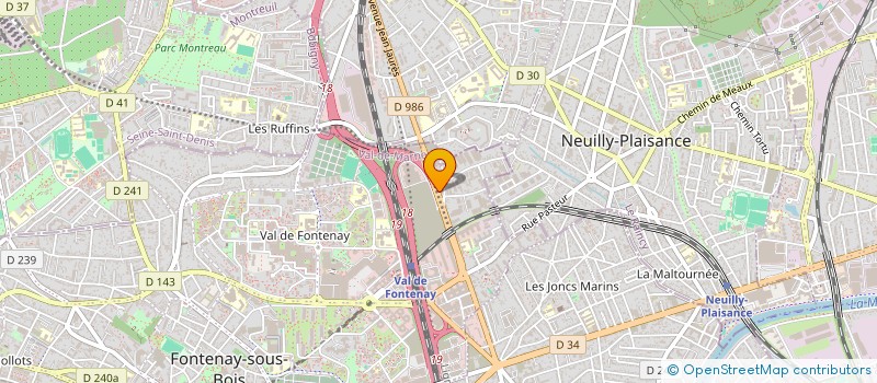 localisation de l'entreprise WZ INVEST à FONTENAY-SOUS-BOIS