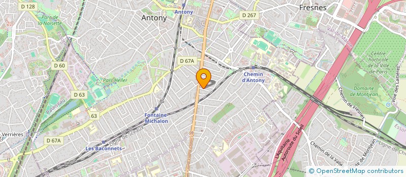 localisation de l'entreprise WZW à ANTONY