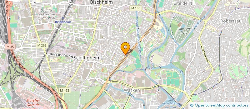 localisation de l'entreprise X 3 D à SCHILTIGHEIM