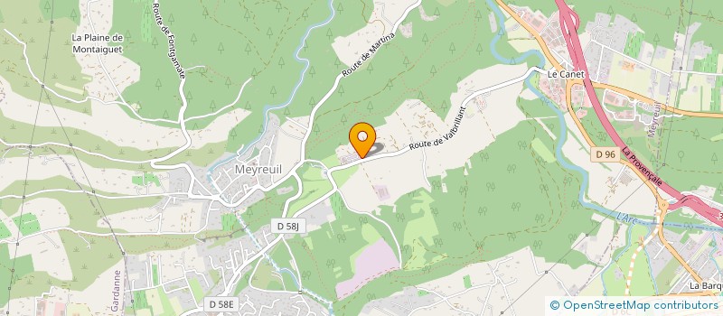 localisation de l'entreprise +X  MEYREUIL