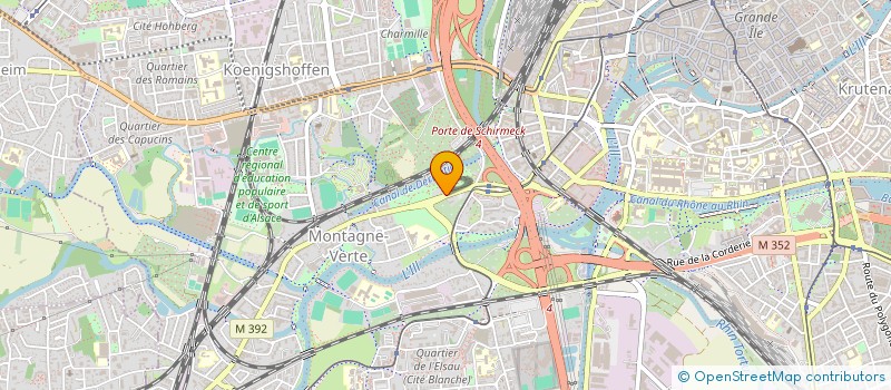 localisation de l'entreprise X-AILE  STRASBOURG