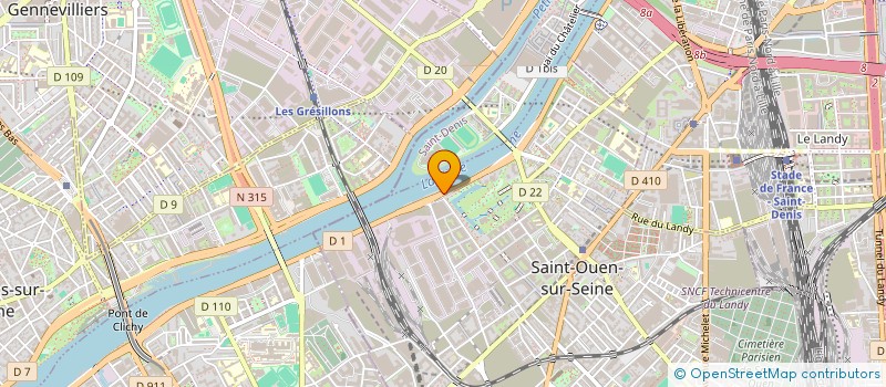 localisation de l'entreprise X-BALE DE BOIS à SAINT-OUEN-SUR-SEINE
