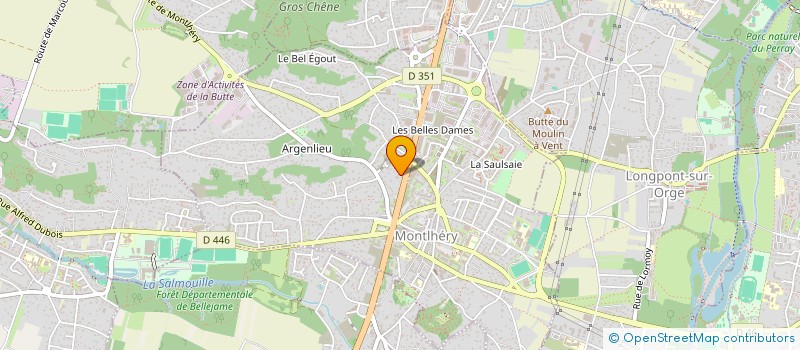 localisation de l'entreprise X BIKES à MONTLHERY