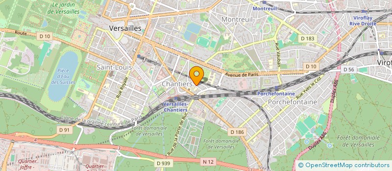 localisation de l'entreprise X                             CHRISDELAP à VERSAILLES