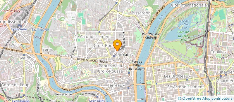 localisation de l'entreprise X.COM  LYON