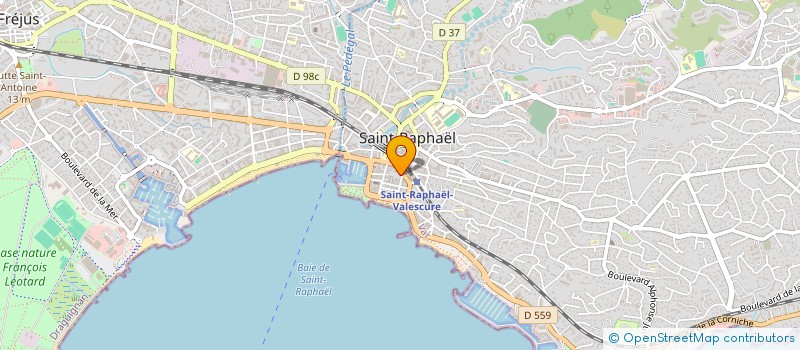 localisation de l'entreprise X-CRE à SAINT-RAPHAEL