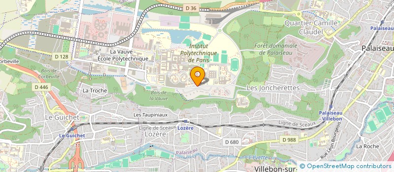 localisation de l'entreprise X-CUBESAT à PALAISEAU