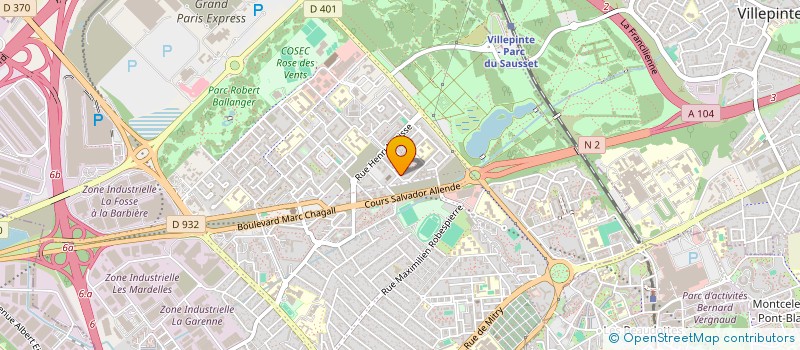 localisation de l'entreprise X-ELAN  BOBIGNY