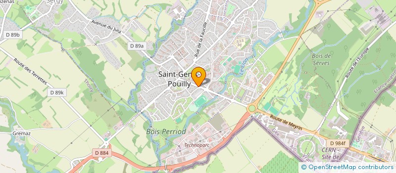 localisation de l'entreprise X'ELLE BOUTIQUE à SAINT-GENIS-POUILLY