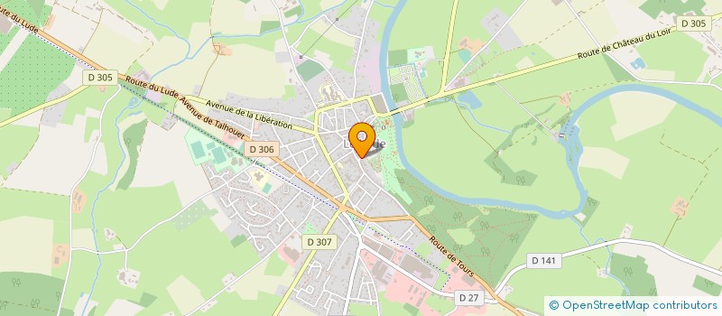 localisation de l'entreprise X ELLE COIFFURE  LE LUDE