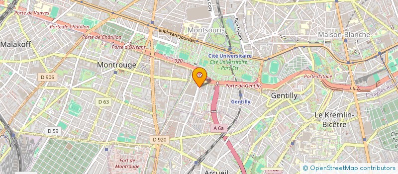 localisation de l'entreprise X-EMET  GENTILLY