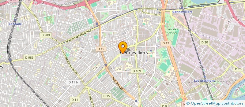 localisation de l'entreprise X FORTUNE  GENNEVILLIERS